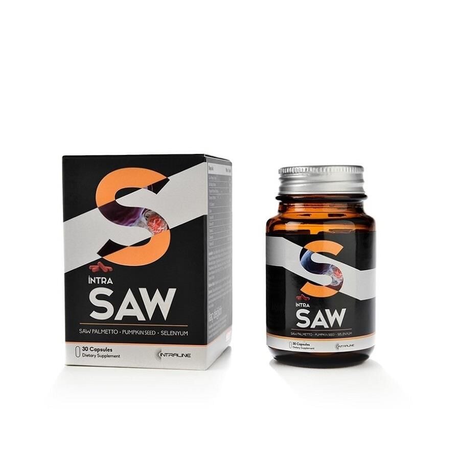 IntraSAW Saw Palmetto Pumpkin Seed Selenyum 30 Kapsül