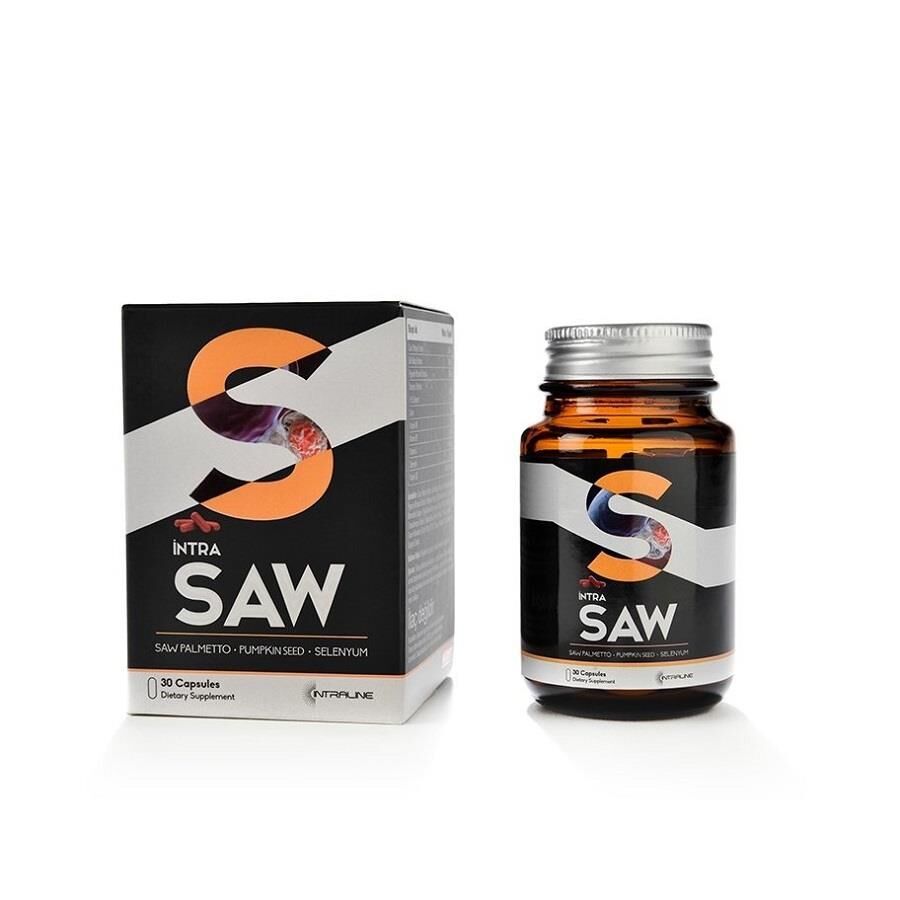 IntraSAW Saw Palmetto Pumpkin Seed Selenyum 30 Kapsül