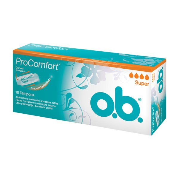 O.B Pro Comfort Tampon Süper 16 lı