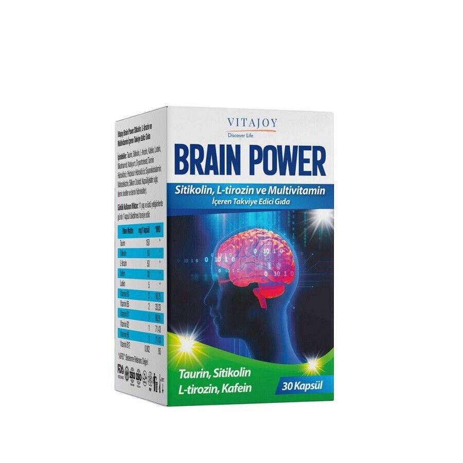 Vitajoy Brain Power 30 Kapsül