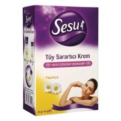 Sesu Tüy Sarartıcı Krem 35gr + 18gr - Papatya