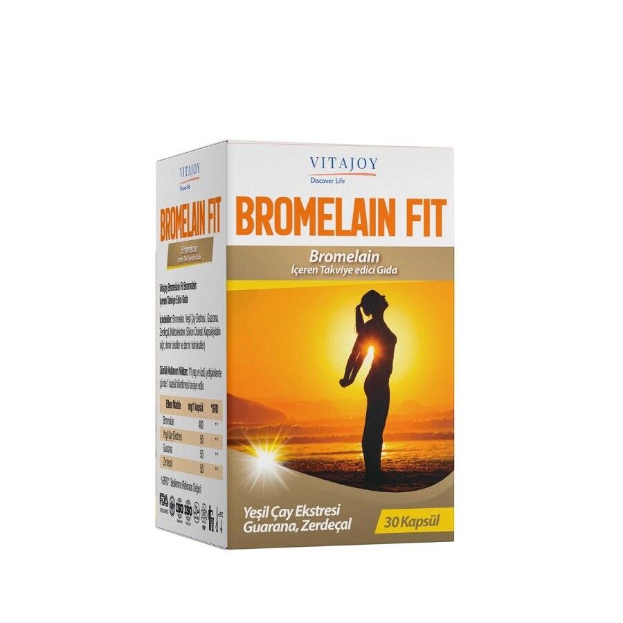 Vitajoy Bromelain Fit 30 Kapsül