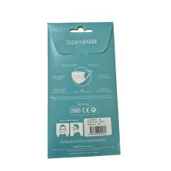 Dizaynmask Gümüş İyonlu Maske Lacivert Çocuk M 5-10 Yaş