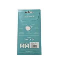 Dizaynmask Gümüş İyonlu Bez Maske Siyah Çocuk M 5-10 Yaş