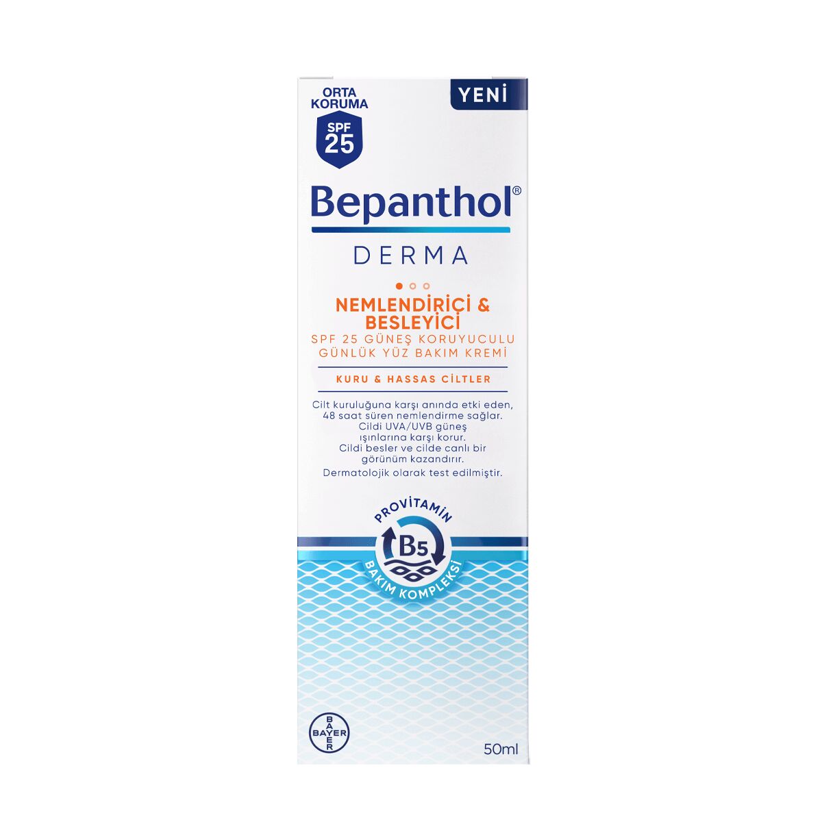 Bepanthol Derma Nem SPF25 Yüz Bakım Kremi 50ml