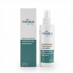 Mindus Keratin & Argan Onarıcı Sıvı Saç Bakım Spreyi 200 ml
