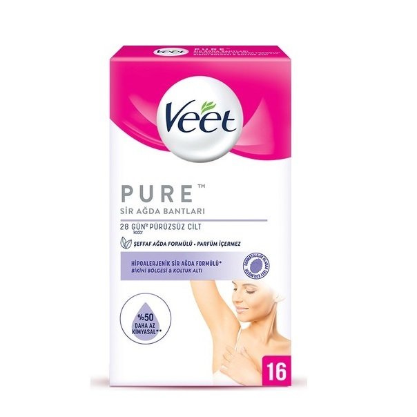 Veet Pure Bikini Ve Koltukaltı Ağda Bandı 16 Adet