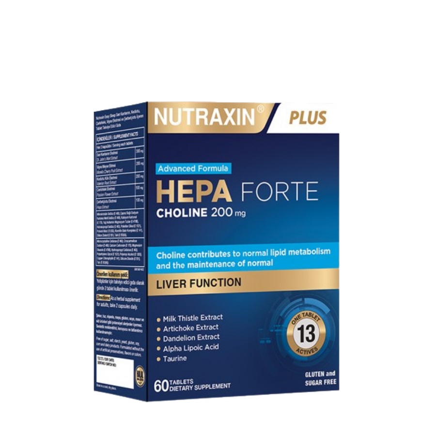 Nutraxin Hepa Forte Kolin 60 Tablet