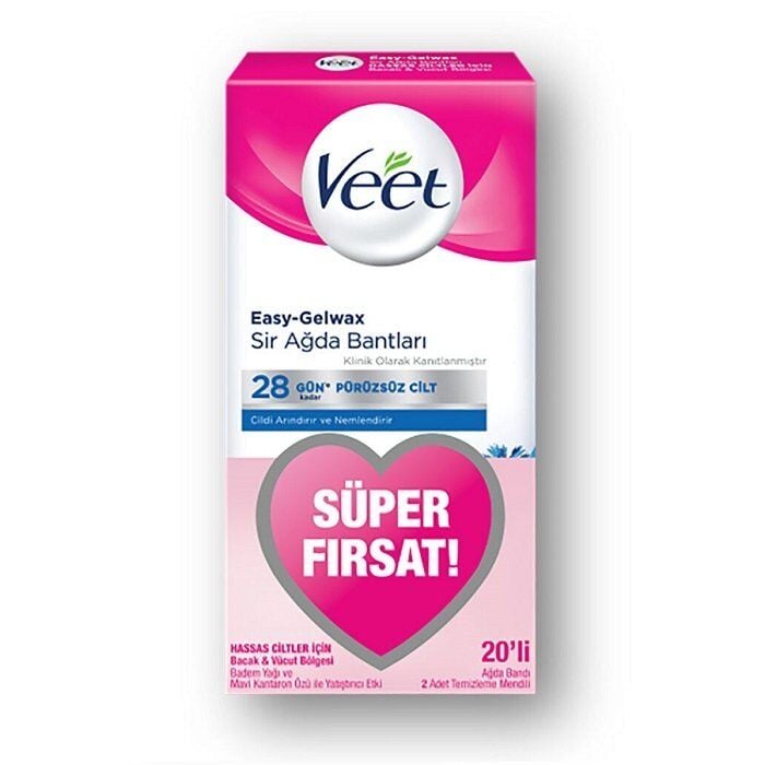 Veet Sir Ağda Bantları 20 li - SÜPER FIRSAT