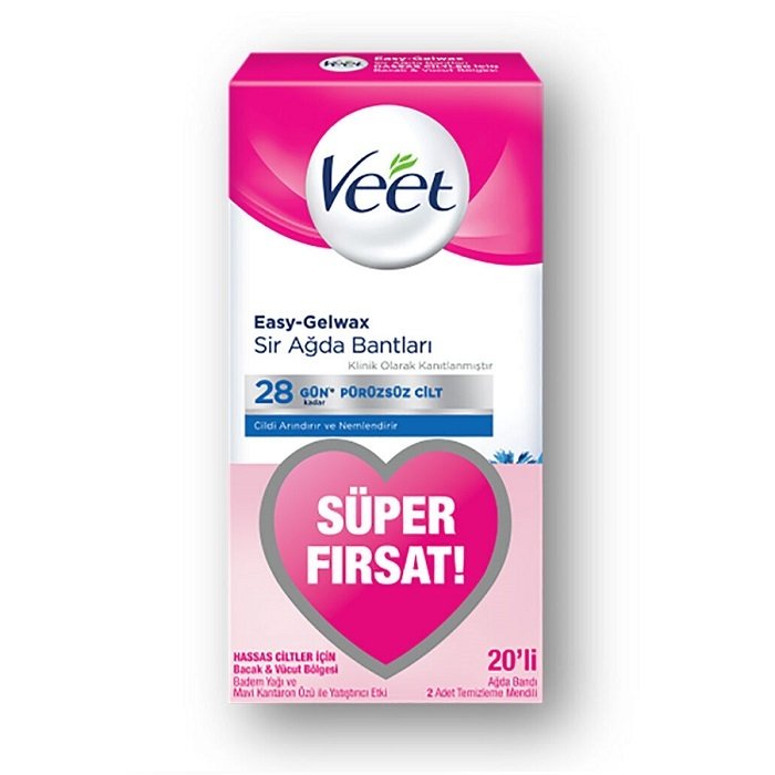 Veet Sir Ağda Bantları 20 li - SÜPER FIRSAT