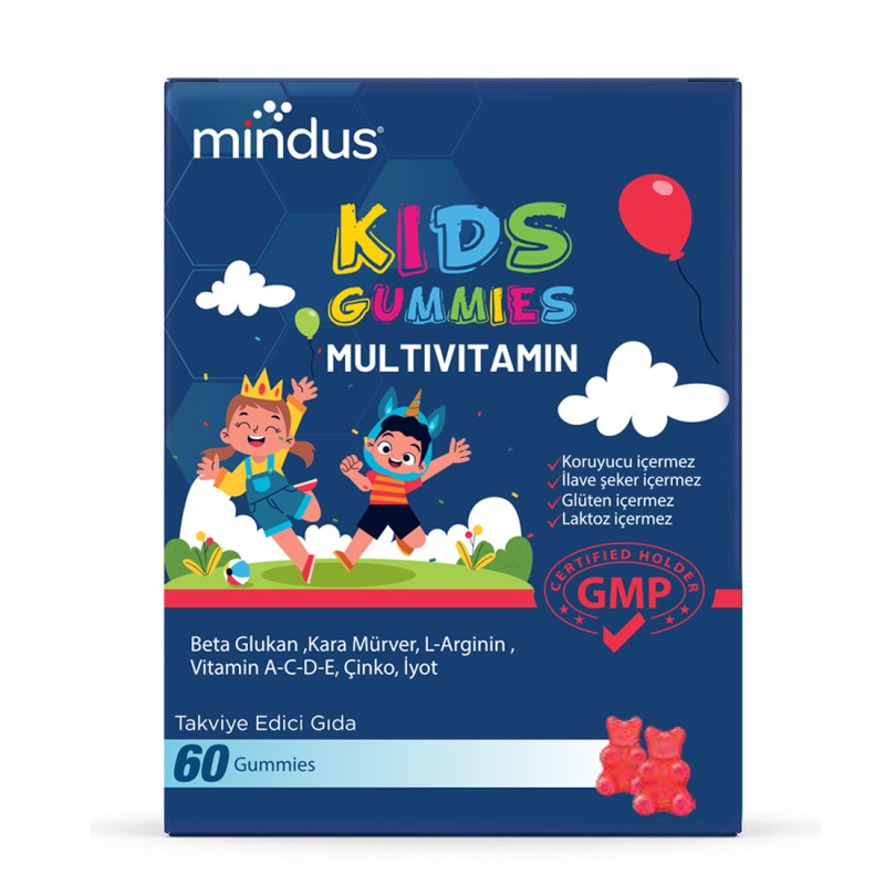 Mindus KIDS Multivitamin 60 Gummies