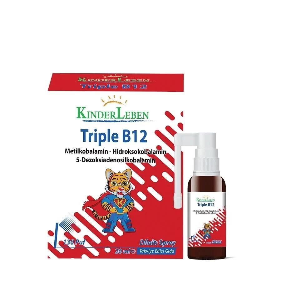 Kinderleben Triple B12 Vitamin B12 Sprey 20ml