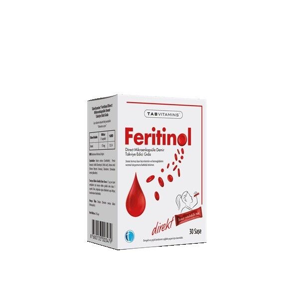 Tab Vitamins Feritinol 30 Direkt Saşe