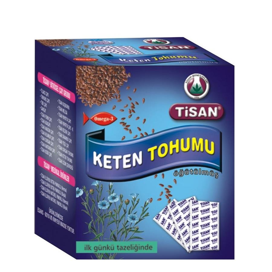 Tisan Keten Tohumu Öğütülmüş 5gr lık 20 Poşet