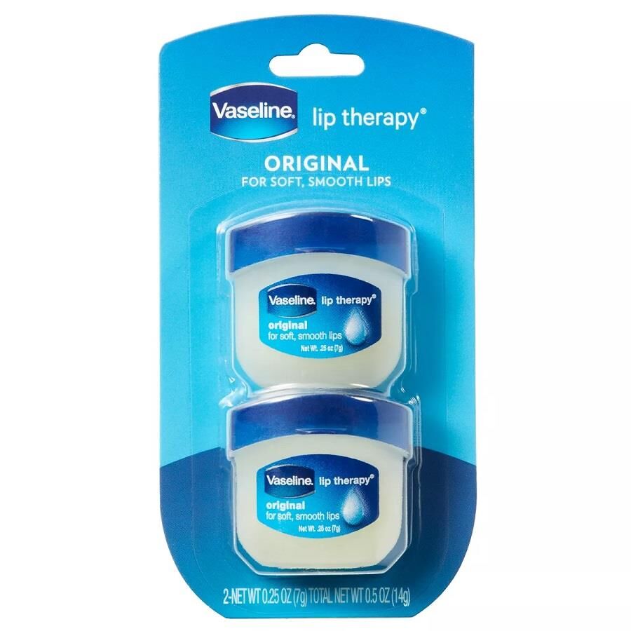Vaseline Lip Therapy Fragrance free Original Twin Pack 2li Paket