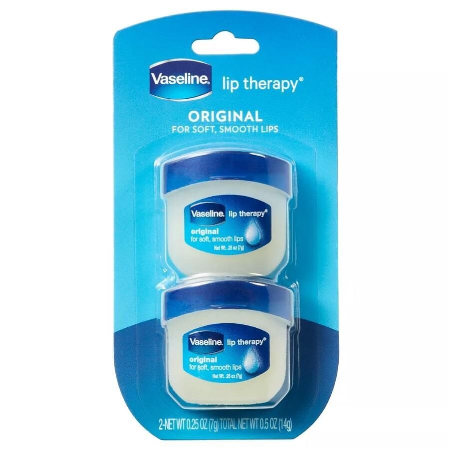 Vaseline Lip Therapy Fragrance free Original Twin Pack 2li Paket