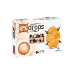 EsDrops Portakallı, C Vitaminli 24 Drops