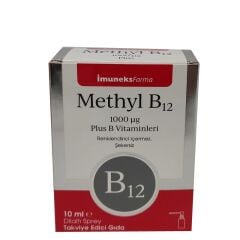 İmuneks Farma Methyl B12 1000 MCG Vitamin B12 Sprey 10 ML