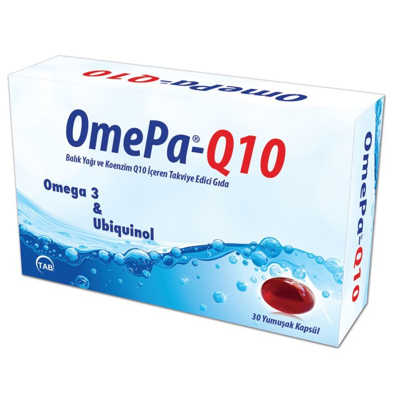 Omepa-Q10 Omega3 Ubiquinol 30 Kapsül