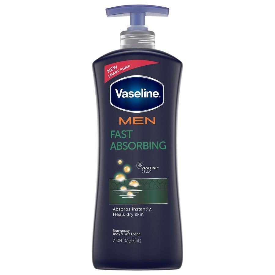Vaseline Men Fast Absorbing Vücut Losyonu 600ml