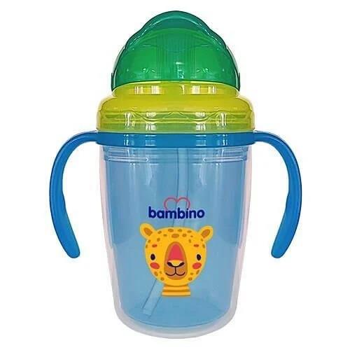 Bambino Kulplu Pipetli Bardak 230 ml