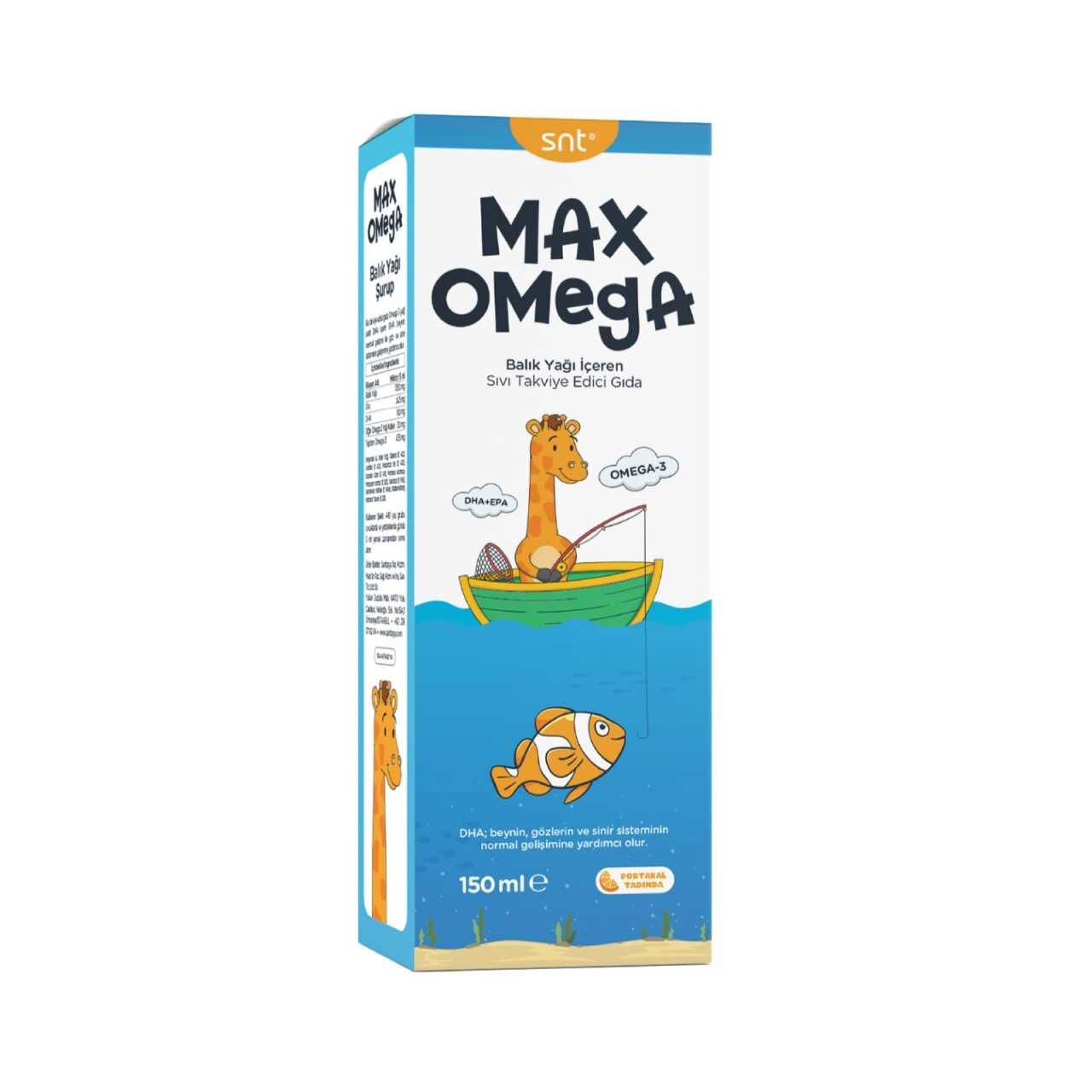 Maxomega Balık Yağı Şurubu 150 ml