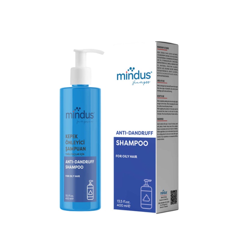 Mindus Yağlı Saç Kepek Önleyici Şampuan 400 ml
