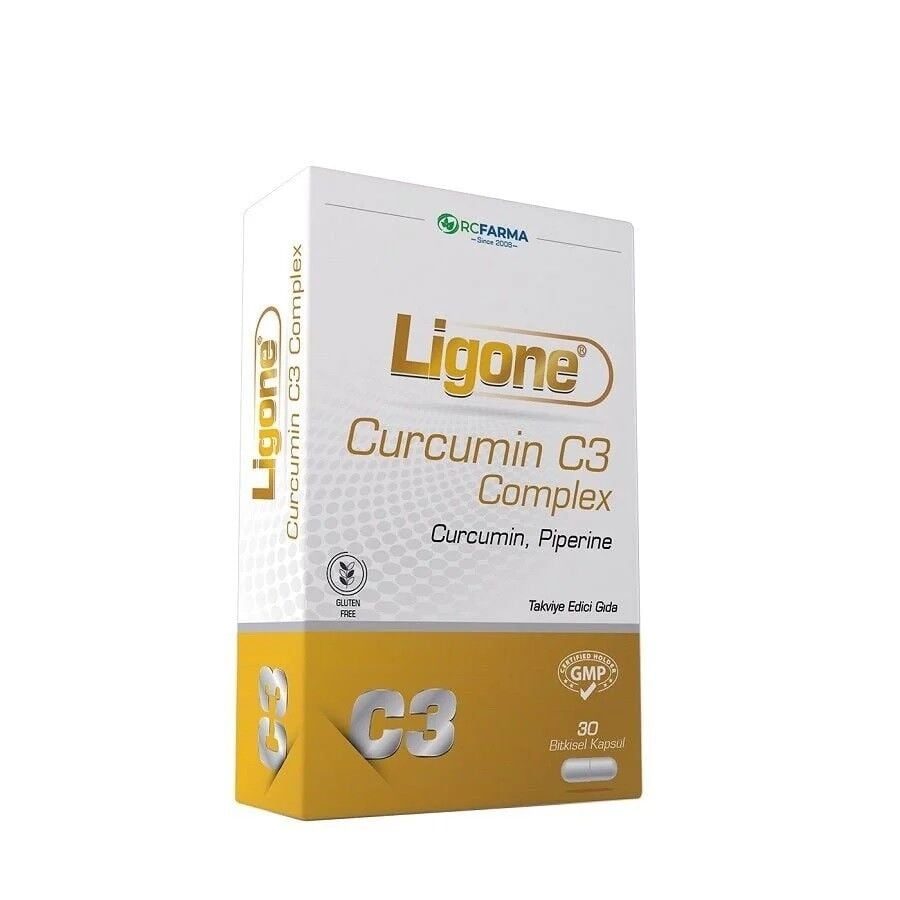 Ligone Curcumin C3 Complex 30 Bitkisel Kapsül