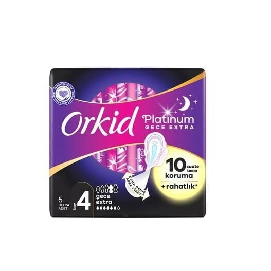 Orkid Platinum Tekli Paket Gece Ekstra 5 adet