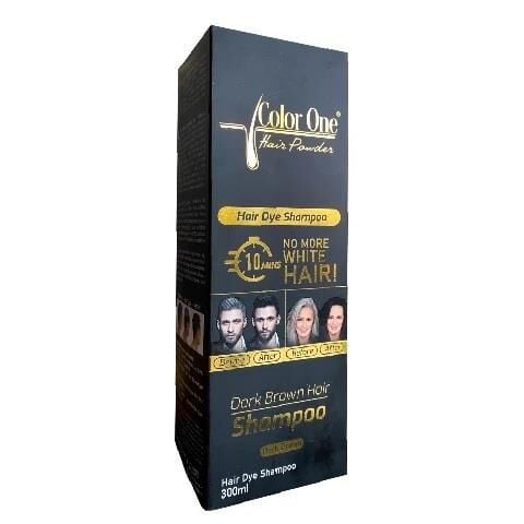 Color One Hair Beyaz Kapatıcı Şampuan Boya Koyu Kahverengi Saçlar 300 ml