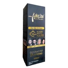 Color One Hair Beyaz Kapatıcı Şampuan Boya Koyu Kahverengi Saçlar 300 ml