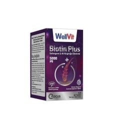 Wellvit Biotin Plus 60 Tablet