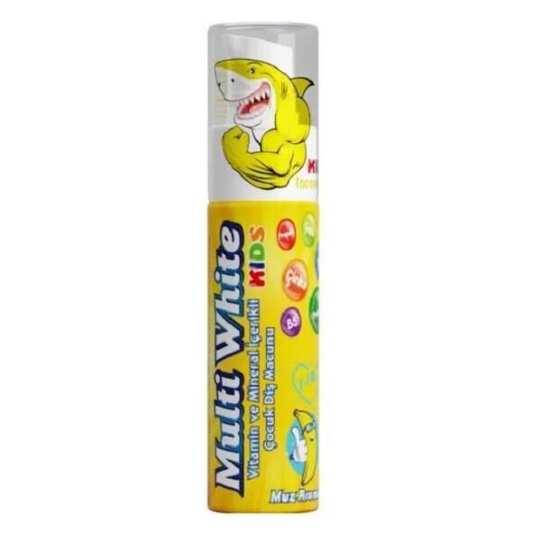 Multi White Diş Macunu Çocuklar İçin Muz Aromalı 50ml