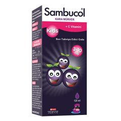 Sambucol Kids Likit 120 ml Kara Mürver Ekstresi Sıvı (3-10 Yaş)