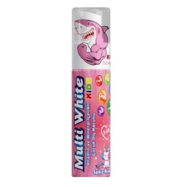Multi White Diş Macunu Çocuklar İçin Sakız Aromalı 50ml