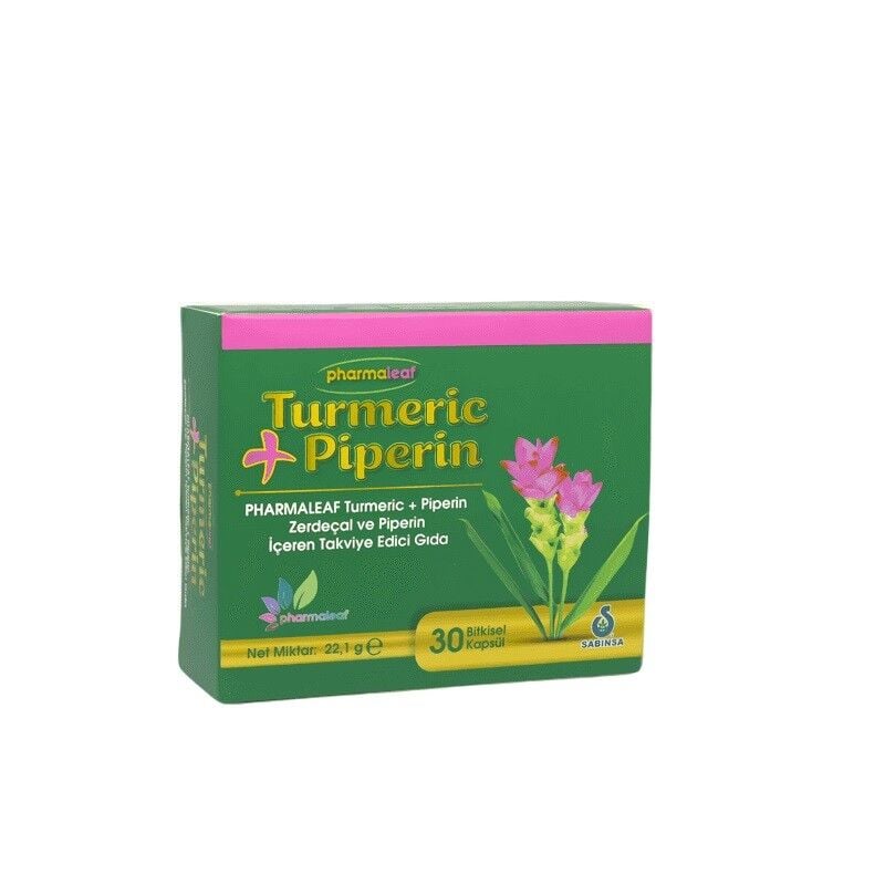 Pharmaleaf Turmeric Piperin 30 Bitkisel Kapsül