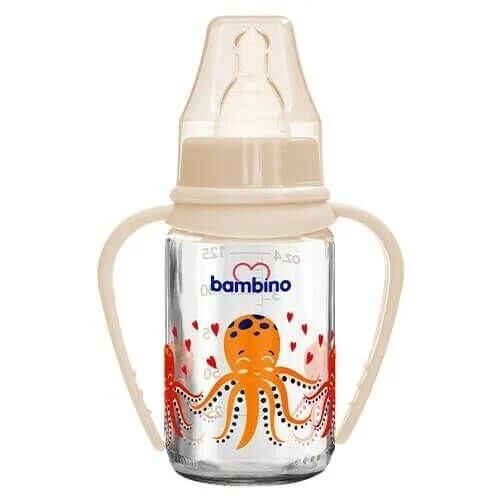 Bambino Kulplu Cam Biberon 225 ml - Blister