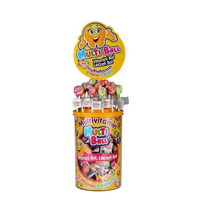 Multiball Lolipop Multivitamin 150li