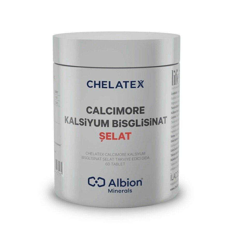 Chelatex Calcimore Kalsiyum Bisglisinat Şelat 60 Kapsül