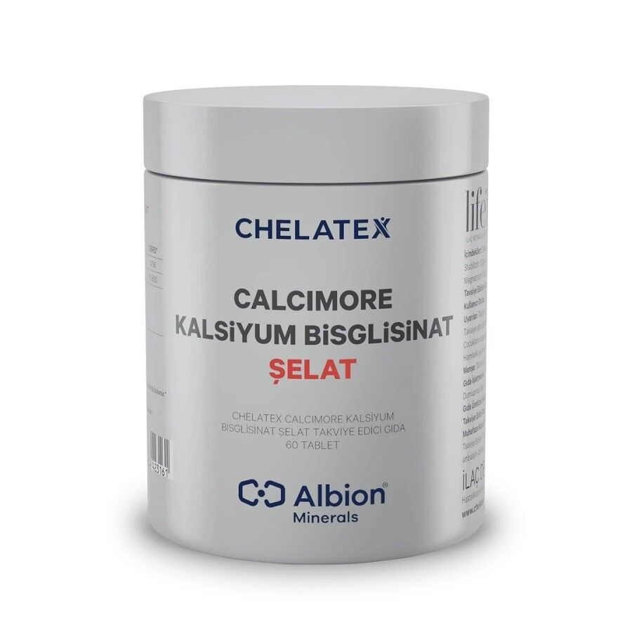 Chelatex Calcimore Kalsiyum Bisglisinat Şelat 60 Kapsül