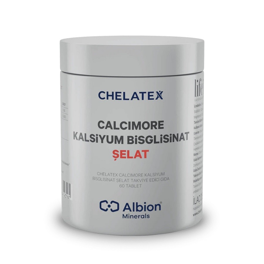 Chelatex Calcimore Kalsiyum Bisglisinat Şelat 60 Kapsül