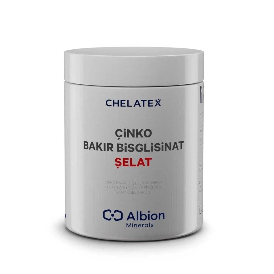 Chelatex Çinko-Bakır Bisglisinat Şelat 60 Tablet