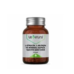 Venatura L-Sitrulin ,L-Arjinin Ve Mineral 60 Kapsül