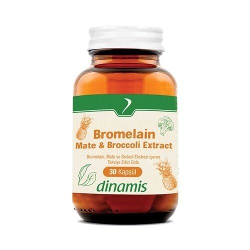Dinamis Bromelain Mate Brocoli Extra Kapsül 30