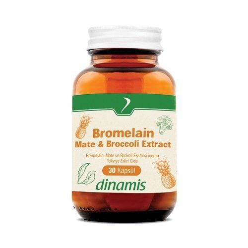 Dinamis Bromelain Mate Brocoli Extra Kapsül 30