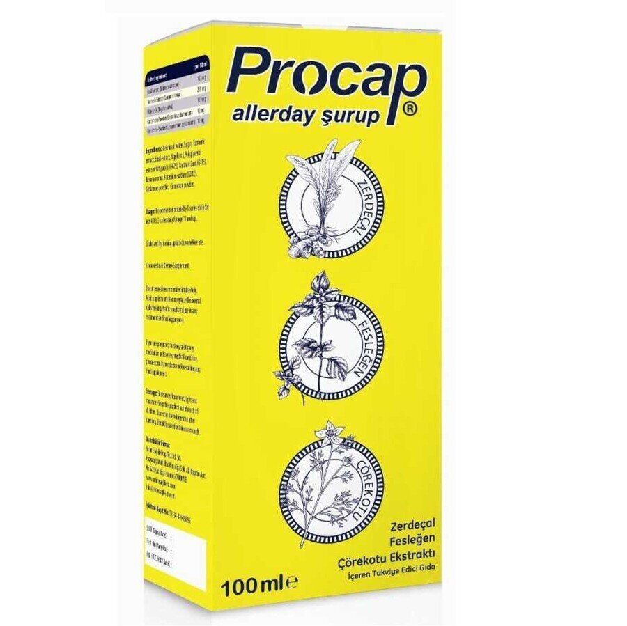 Procap Allerday Şurup 100ml