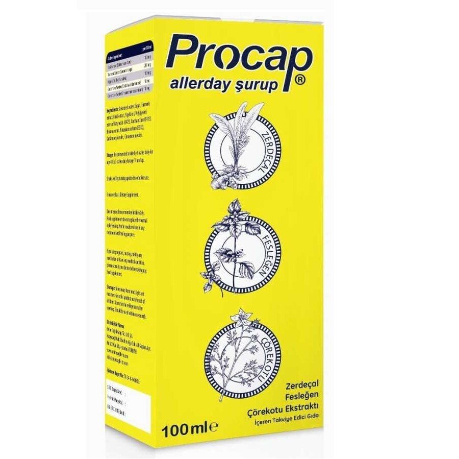 Procap Allerday Şurup 100ml