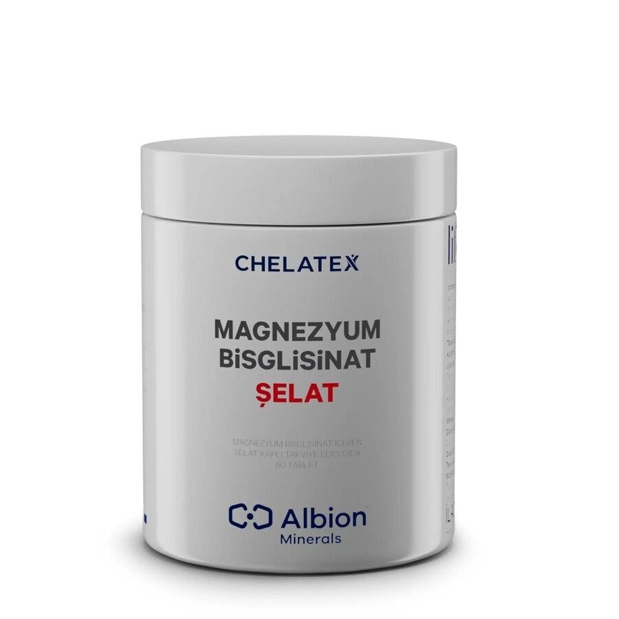 Chelatex Magnezyum Bisglisinat Şelat 60 Tablet