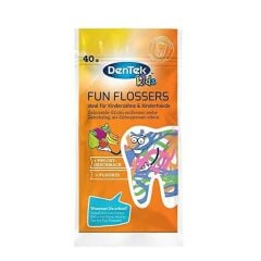 Dentek Fun Flossers Kids Renkli Diş Arası 40lı