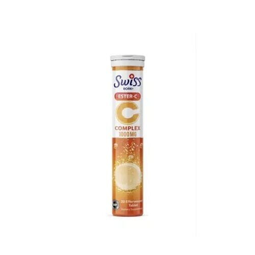Swiss Bork Pureway C Complex 1000 MG Vitamin C 20 Efervesan Tablet